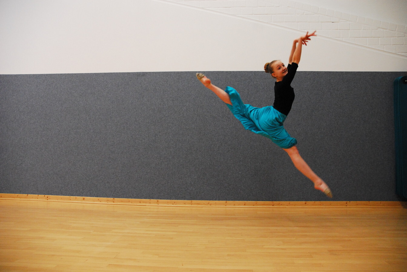 Zusatzunterricht für die rhythmische Gymnastinnen 